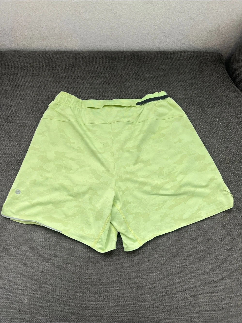 lululemon athletica Neon Lime Athletic Shorts